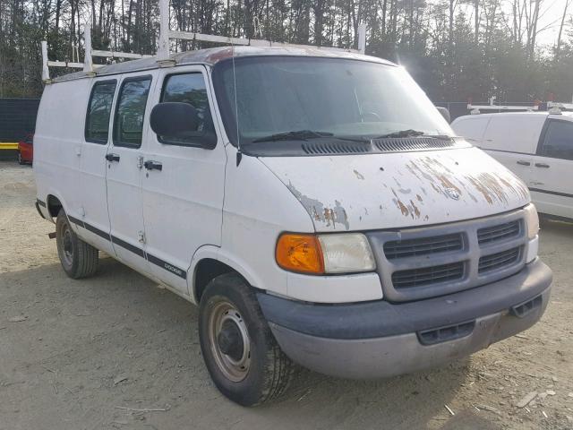 2D7JB21X13K531030 - 2003 DODGE RAM VAN B2 WHITE photo 1