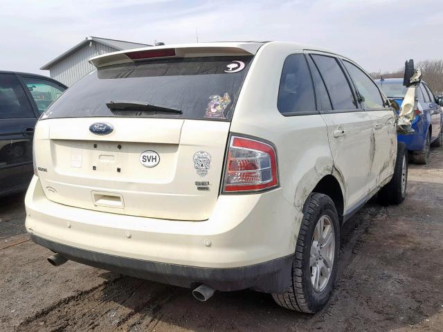 2FMDK48C68BB20618 - 2008 FORD EDGE SEL CREAM photo 4