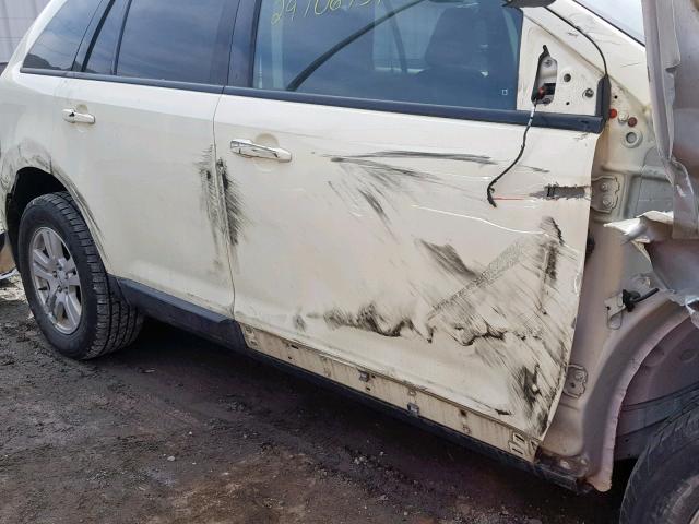 2FMDK48C68BB20618 - 2008 FORD EDGE SEL CREAM photo 9