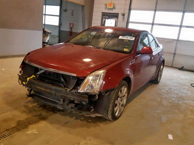 1G6DV57V590172090 - 2009 CADILLAC CTS HI FEA RED photo 2