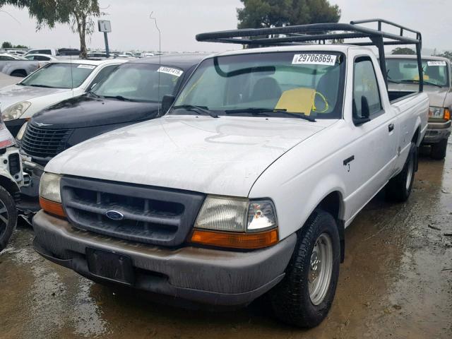 1FTYR10V9YPA04206 - 2000 FORD RANGER WHITE photo 2