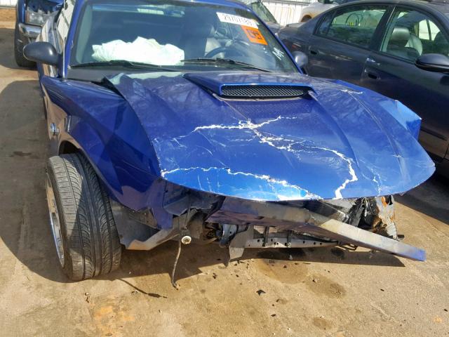 1FAFP45X24F138067 - 2004 FORD MUSTANG GT BLUE photo 9