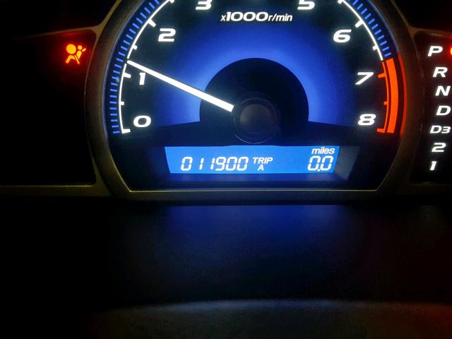 2HGFA16639H541921 - 2009 HONDA CIVIC LX-S Tünd qırmızı foto 8