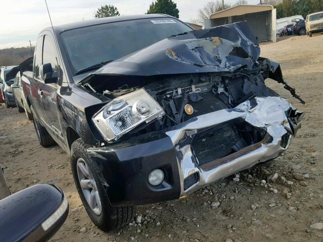 1N6BA0CA2BN313211 - 2011 NISSAN TITAN S BLUE photo 1