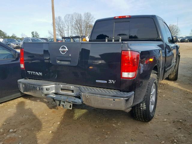 1N6BA0CA2BN313211 - 2011 NISSAN TITAN S BLUE photo 4