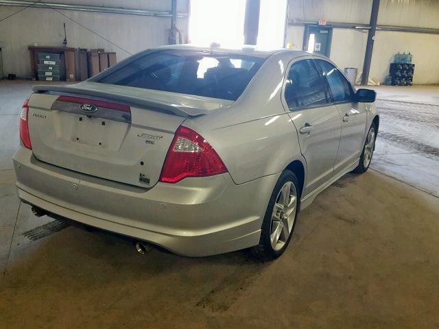 3FAHP0DCXCR202695 - 2012 FORD FUSION SPO GRAY photo 4