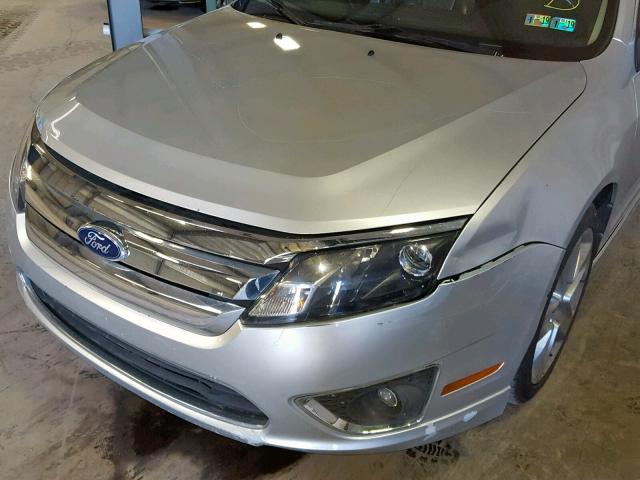 3FAHP0DCXCR202695 - 2012 FORD FUSION SPO GRAY photo 9