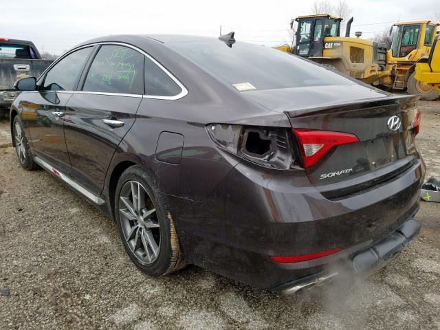 5NPE34AB9FH099692 - 2015 HYUNDAI SONATA SPORT  photo 3