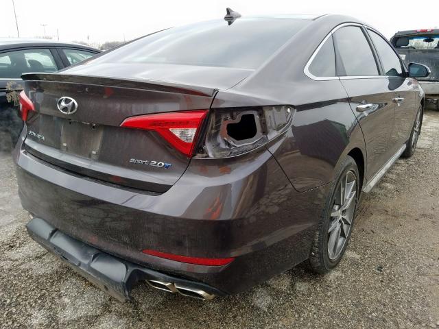 5NPE34AB9FH099692 - 2015 HYUNDAI SONATA SPORT  photo 4