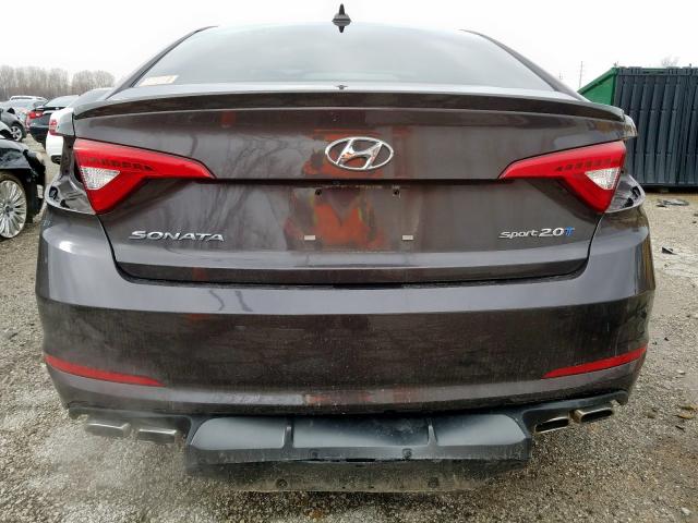 5NPE34AB9FH099692 - 2015 HYUNDAI SONATA SPORT  photo 9