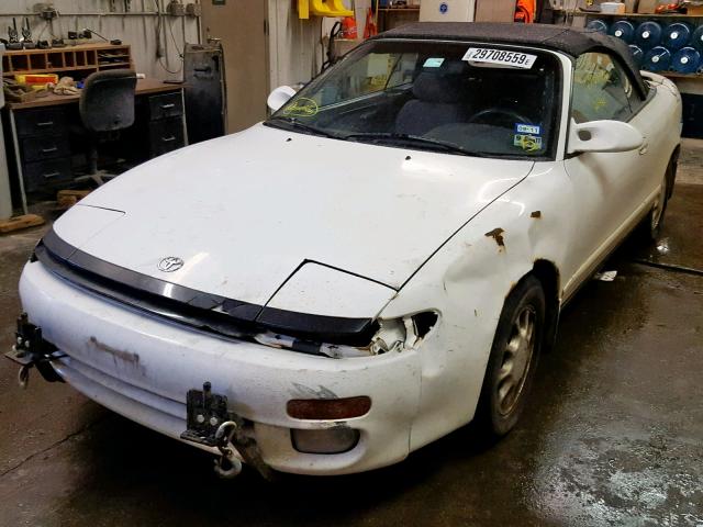 JT5ST87K7N0124839 - 1992 TOYOTA CELICA GT WHITE photo 2