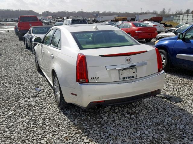 1G6DE5E57C0108580 - 2012 CADILLAC CTS LUXURY WHITE photo 3