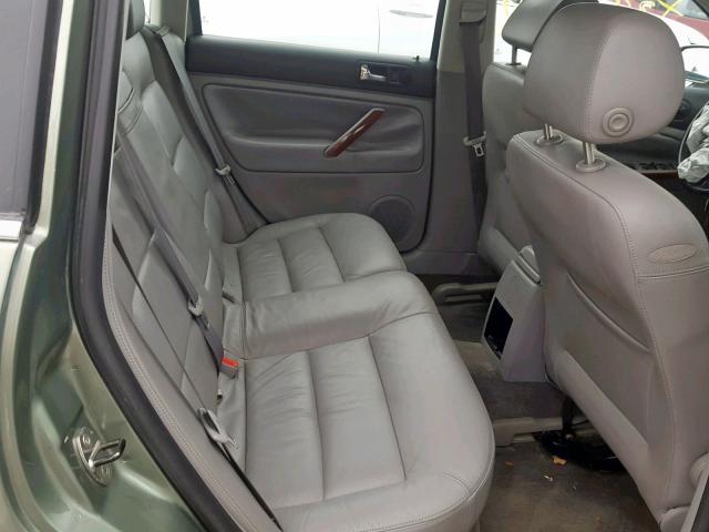 WVWYH63BX3E466019 - 2003 VOLKSWAGEN PASSAT GLX GREEN photo 6