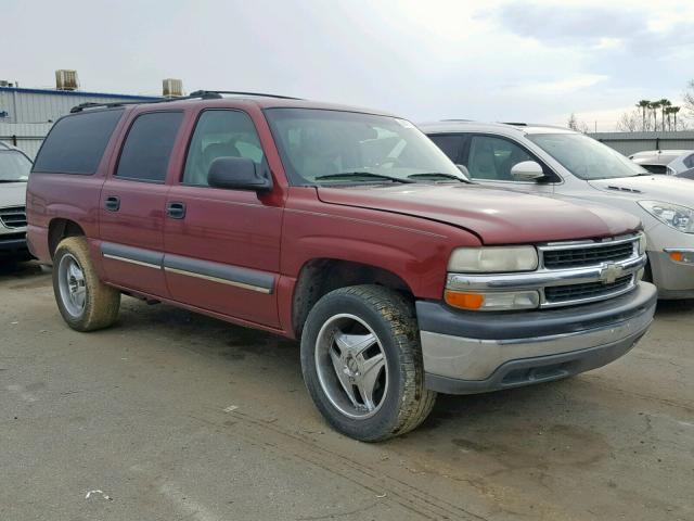 1GNFK16Z82J159837 - 2002 CHEVROLET SUBURBAN K BURGUNDY photo 1