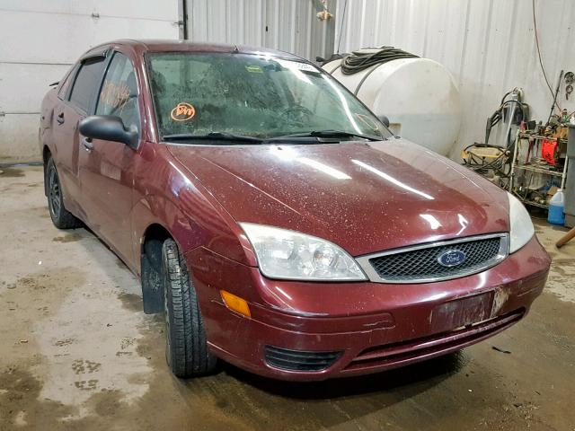 1FAFP34N66W252084 - 2006 FORD FOCUS ZX4 MAROON photo 1