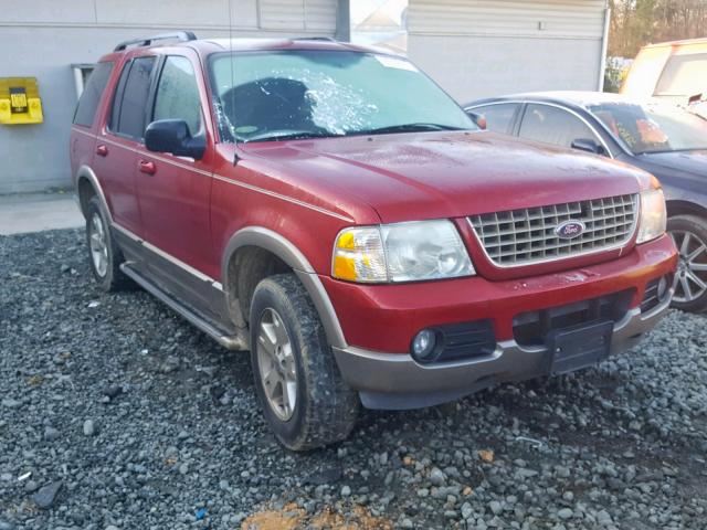 1FMZU64KX3UB08922 - 2003 FORD EXPLORER E BURGUNDY photo 1