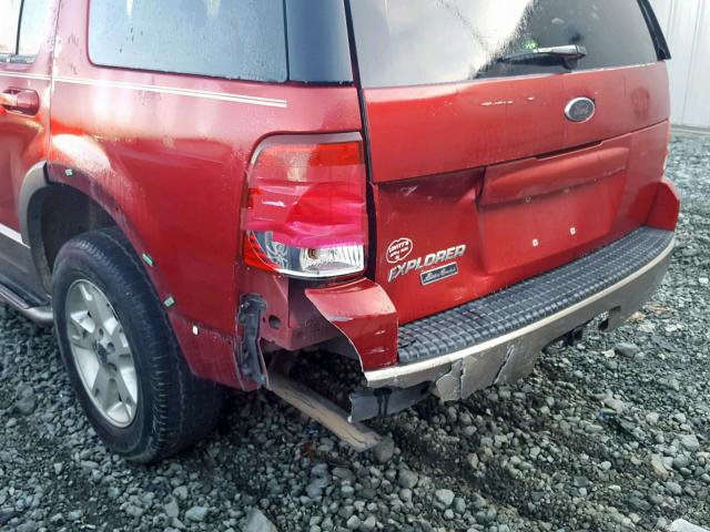 1FMZU64KX3UB08922 - 2003 FORD EXPLORER E BURGUNDY photo 9