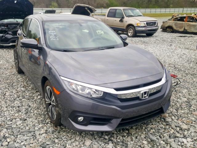 JHMFC1F7XJX031310 - 2018 HONDA CIVIC EXL GRAY photo 1