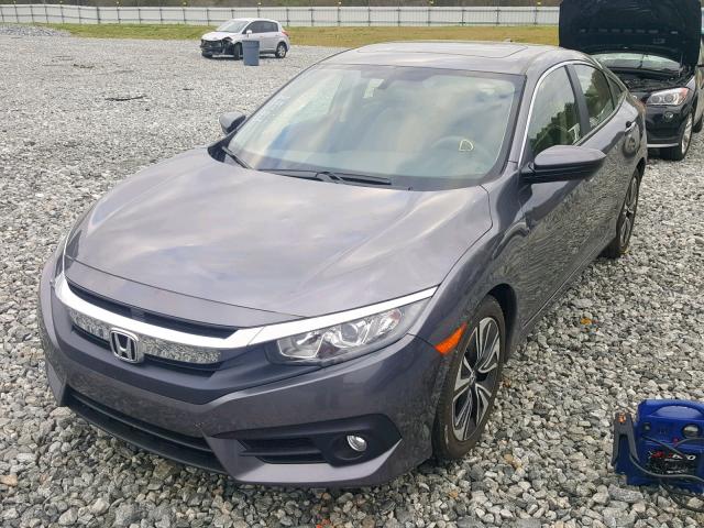 JHMFC1F7XJX031310 - 2018 HONDA CIVIC EXL GRAY photo 2