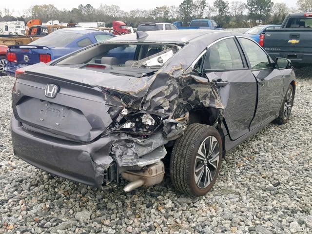 JHMFC1F7XJX031310 - 2018 HONDA CIVIC EXL GRAY photo 4