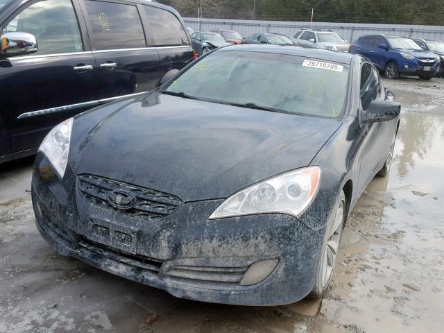 KMHHT6KD5AU039217 - 2010 HYUNDAI GENESIS CO BLACK photo 2