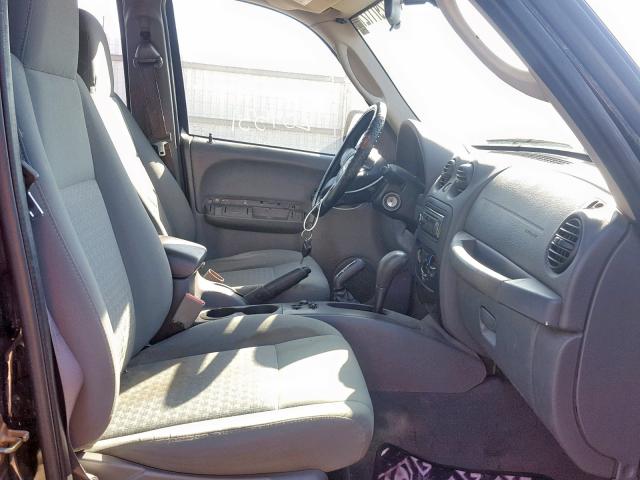 1J4GL48K06W282160 - 2006 JEEP LIBERTY SP BLACK photo 5