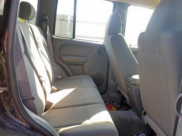 1J4GL48K06W282160 - 2006 JEEP LIBERTY SP BLACK photo 6