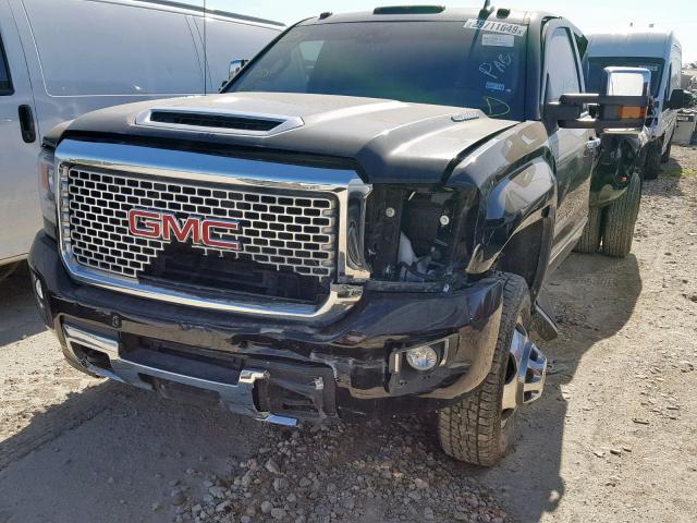 1GT42YEY6HF145402 - 2017 GMC SIERRA K35 BLACK photo 2