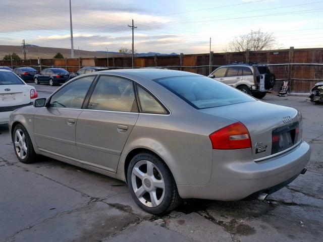 WAULD64B43N047763 - 2003 AUDI A6 2.7T QU TAN photo 3