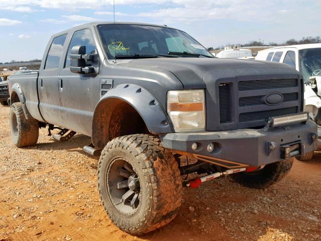 1FTWW31R58EA29788 - 2008 FORD F350 SRW S BLACK photo 1