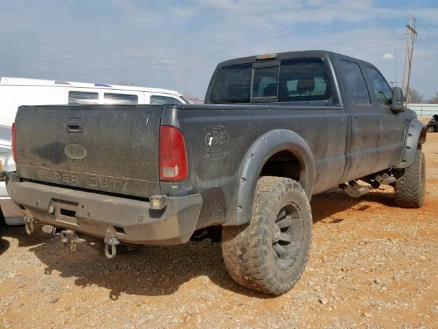 1FTWW31R58EA29788 - 2008 FORD F350 SRW S BLACK photo 4