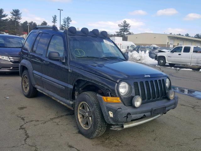 1J4GL38K25W566513 - 2005 JEEP LIBERTY RE BLACK photo 1