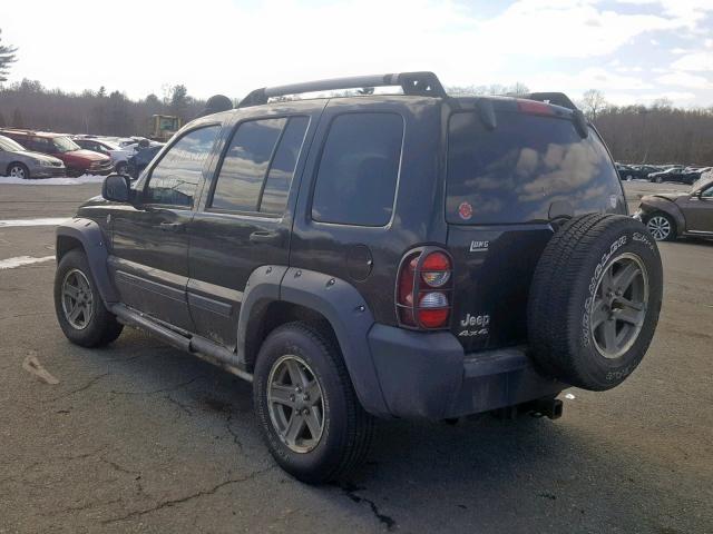 1J4GL38K25W566513 - 2005 JEEP LIBERTY RE BLACK photo 3