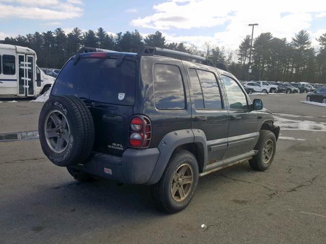 1J4GL38K25W566513 - 2005 JEEP LIBERTY RE BLACK photo 4