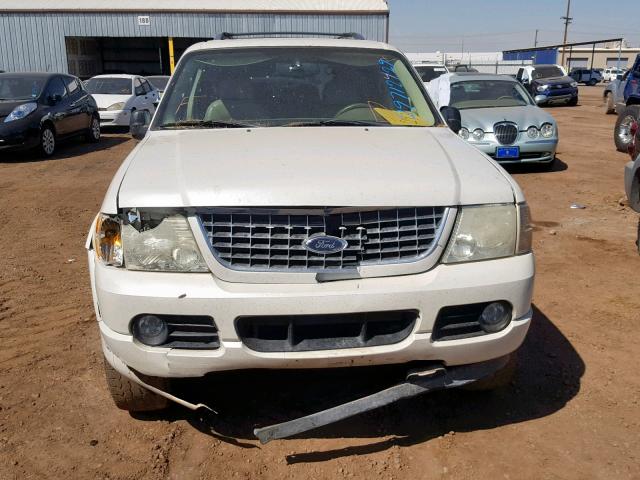 1FMZU75K54ZB04706 - 2004 FORD EXPLORER L WHITE photo 9