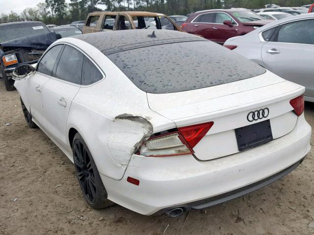 WAU2GAFC6DN080423 - 2013 AUDI A7 PRESTIG WHITE photo 3