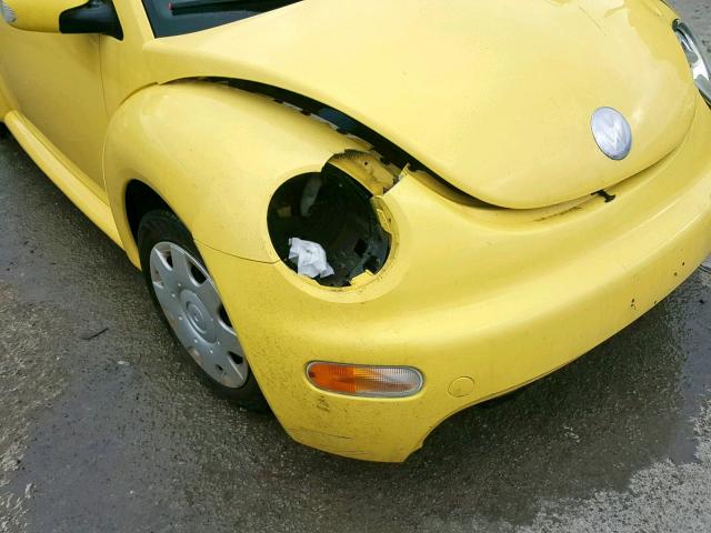 3VWBK31C75M409773 - 2005 VOLKSWAGEN NEW BEETLE Sarı foto 9