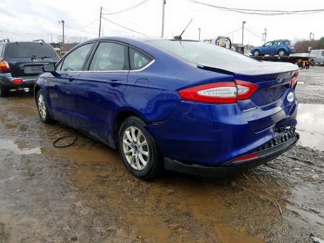 3FA6P0G74GR321774 - 2016 FORD FUSION S  photo 3