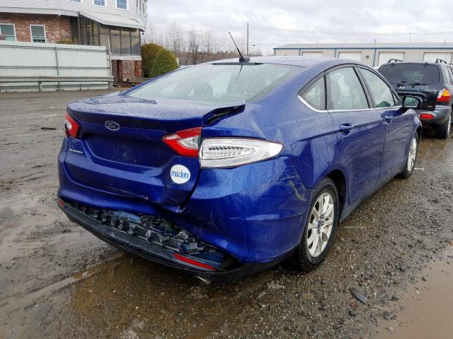 3FA6P0G74GR321774 - 2016 FORD FUSION S  photo 4