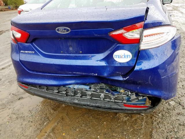 3FA6P0G74GR321774 - 2016 FORD FUSION S  photo 9