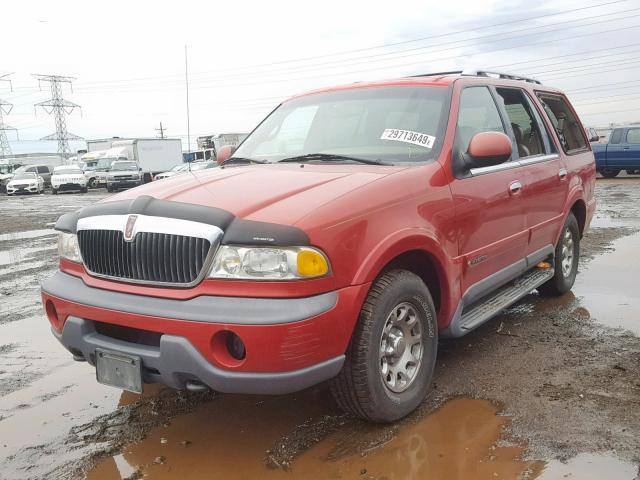5LMPU28L9WLJ45633 - 1998 LINCOLN NAVIGATOR 红色 照片 2