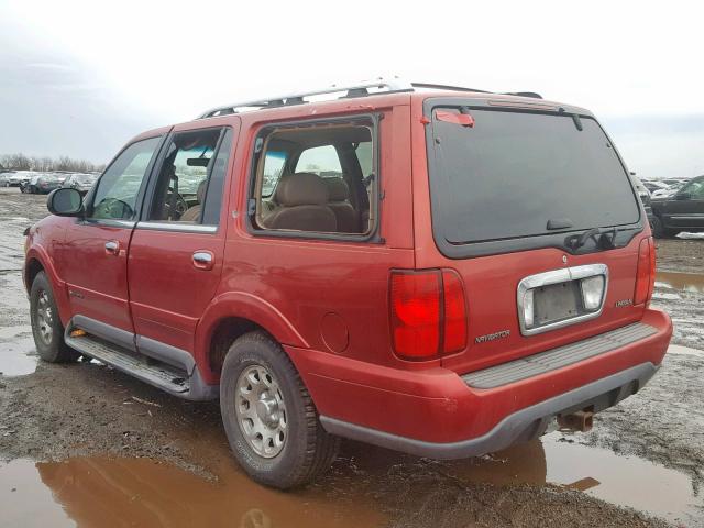 5LMPU28L9WLJ45633 - 1998 LINCOLN NAVIGATOR 红色 照片 3