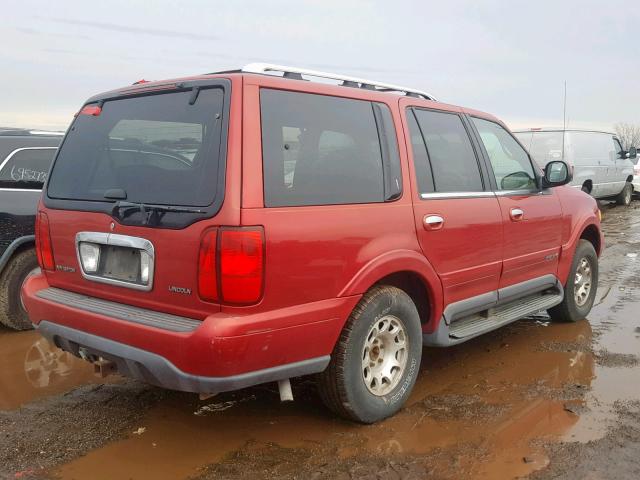 5LMPU28L9WLJ45633 - 1998 LINCOLN NAVIGATOR 红色 照片 4