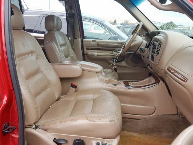 5LMPU28L9WLJ45633 - 1998 LINCOLN NAVIGATOR 红色 照片 5