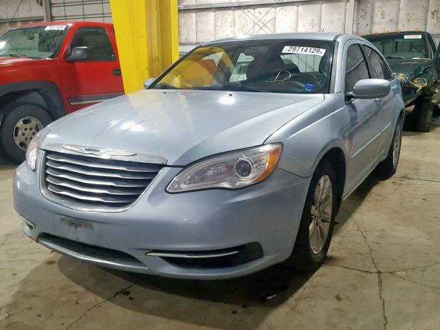 1C3CCBBBXCN239372 - 2012 CHRYSLER 200 TOURIN BLUE photo 2