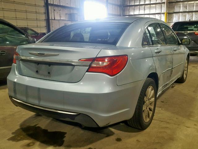 1C3CCBBBXCN239372 - 2012 CHRYSLER 200 TOURIN BLUE photo 4