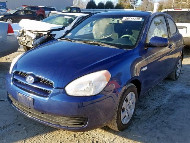 KMHCM3AC5AU161803 - 2010 HYUNDAI ACCENT BLU BLUE photo 2