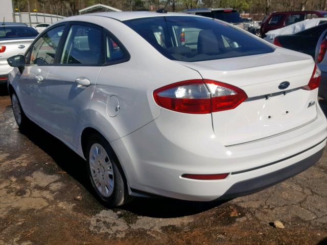 3FADP4AJ4FM104448 - 2015 FORD FIESTA S WHITE photo 3