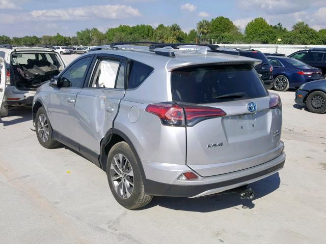 JTMRJREV4GD001684 - 2016 TOYOTA RAV4 HV XL SILVER photo 3