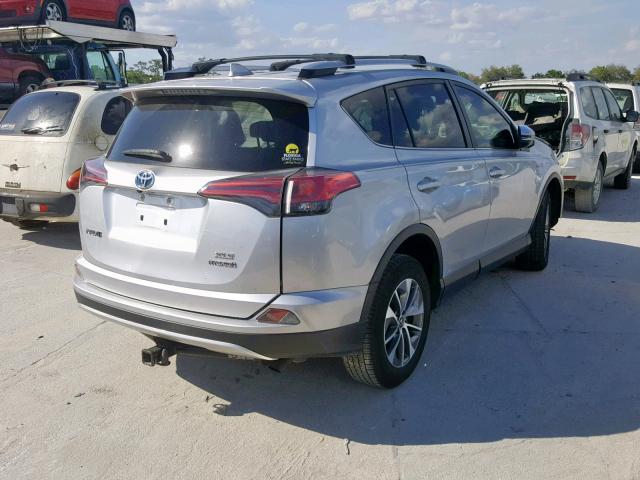 JTMRJREV4GD001684 - 2016 TOYOTA RAV4 HV XL SILVER photo 4